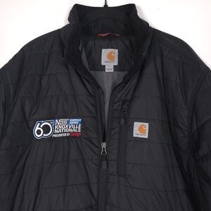 Carhartt Rain Defender Jacket LARGE‎ Knoxville Nationals Embroidered 102208